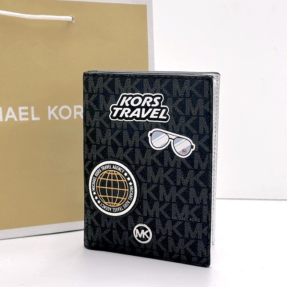 Michael Kors Tan and White Bag